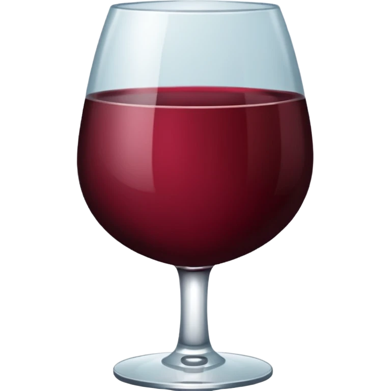 Um emoji de coração cor bordo, tipo esse 🤍 so que na cor vinho, sem a taça de vinho emoji