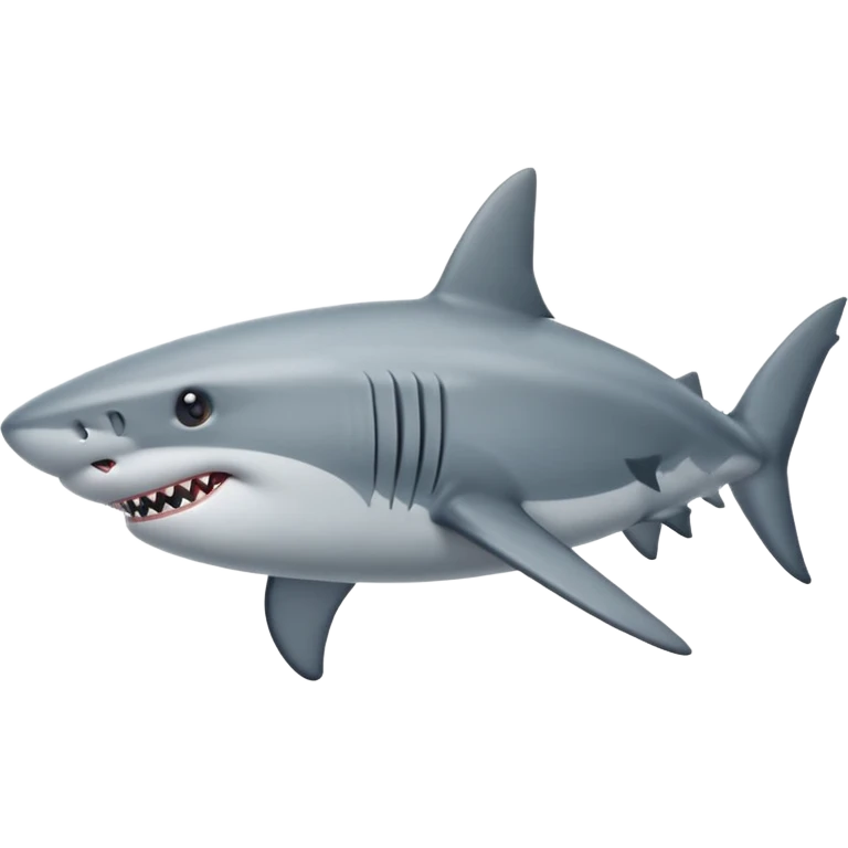 Un tiburon con zapatos emoji