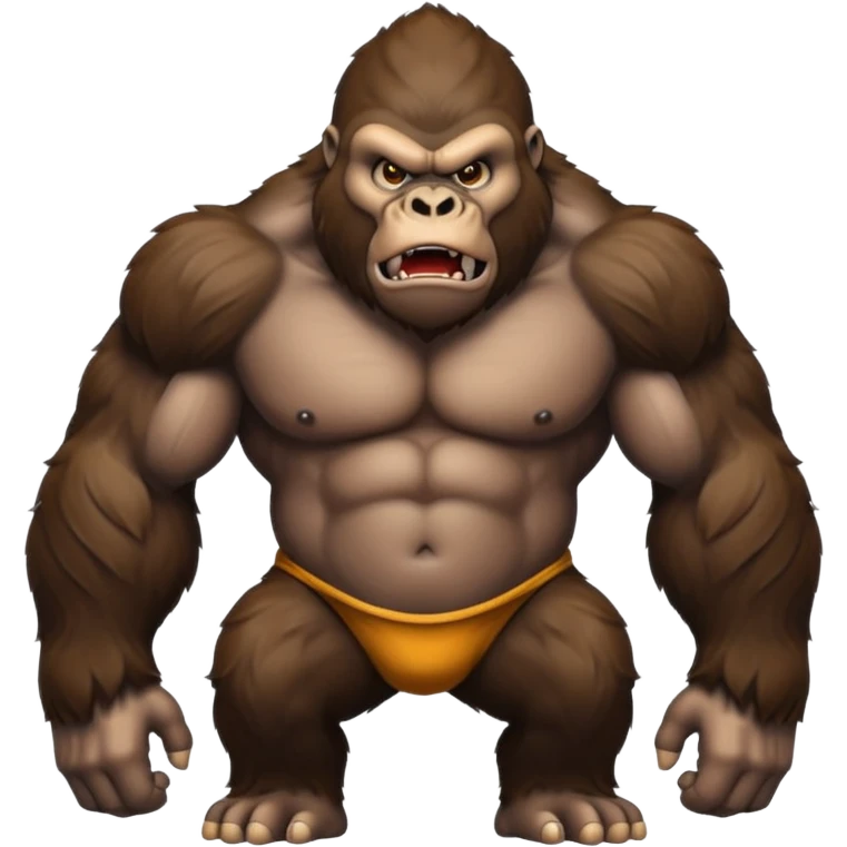 angry gorilla emoji