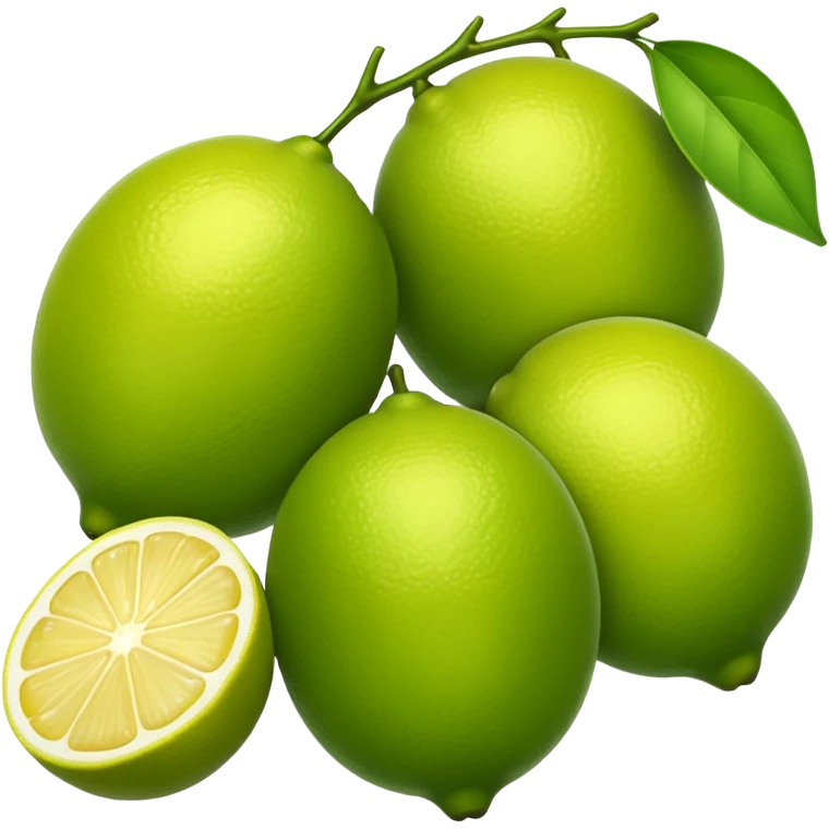 green lemons emoji