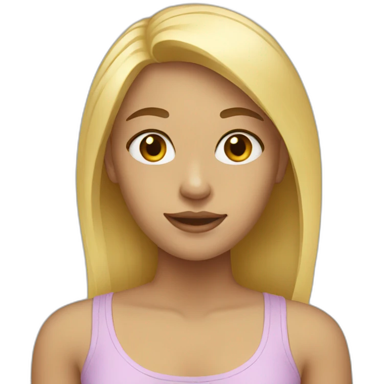 Girl with blonde hair  emoji