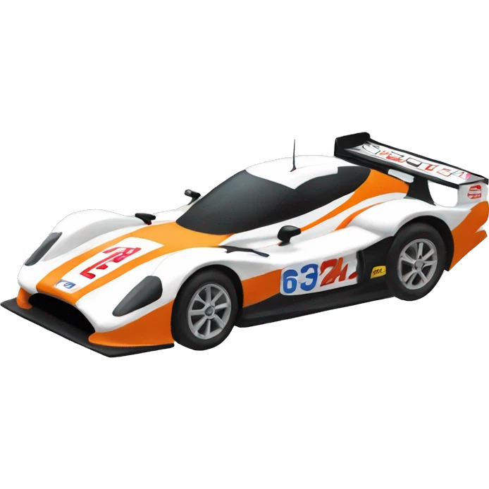 Racer car emoji