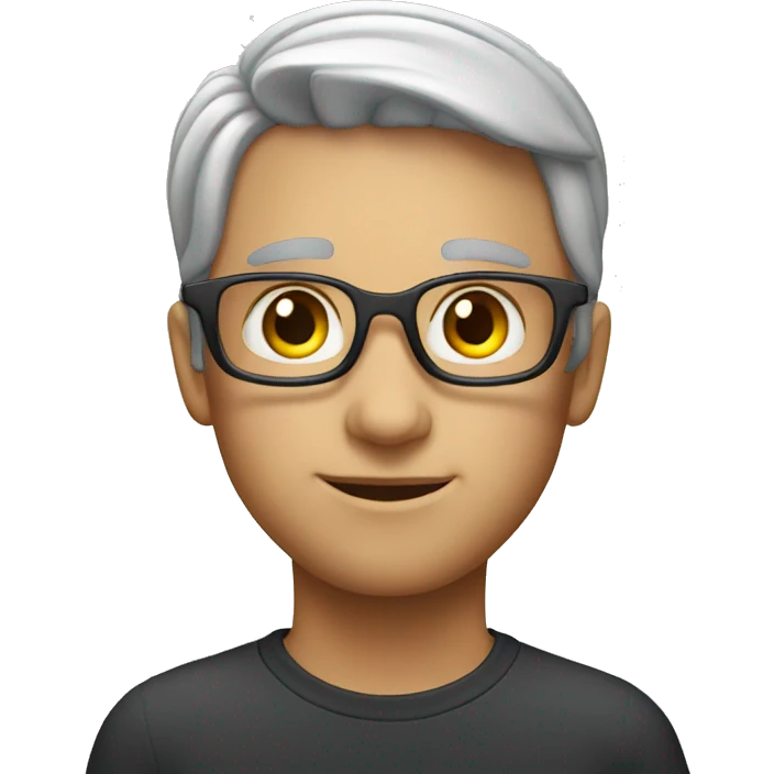 an emoji of the Apple Vision Pro emoji