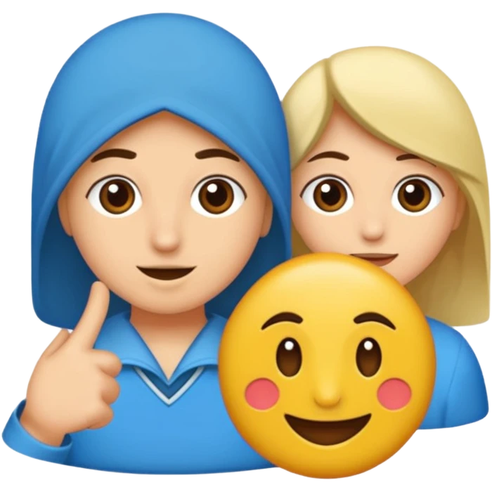 Mavi kalp ateşli emoji