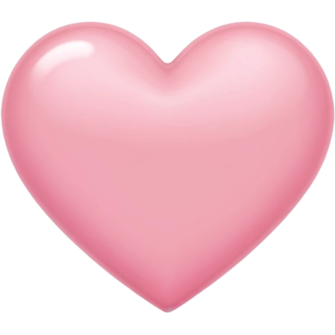 light pink heart emoji