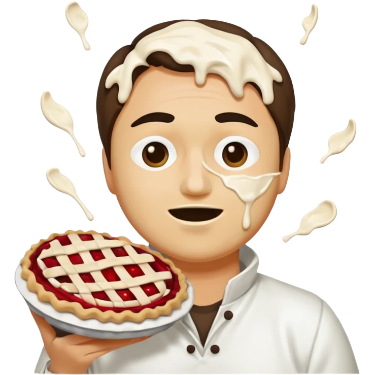 Pie in the face  emoji