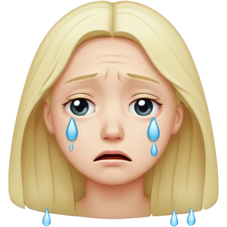 Triste pleure emoji