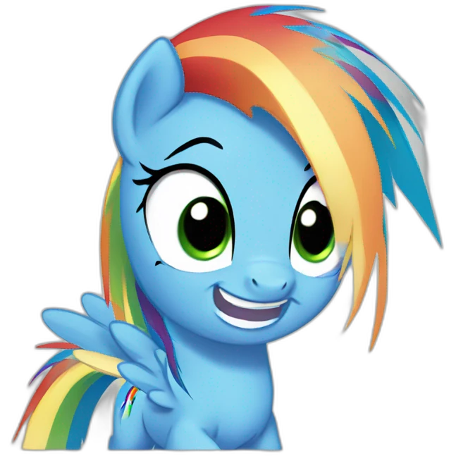 Rainbow Dash emoji