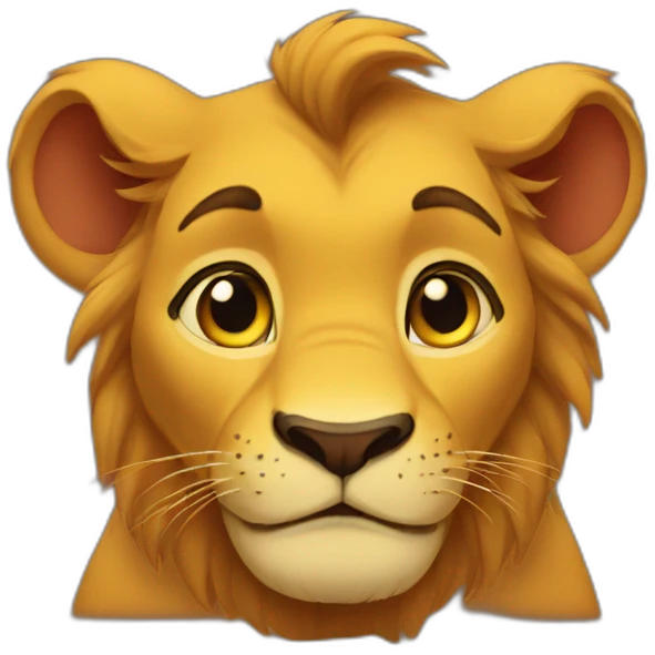 Simba emoji