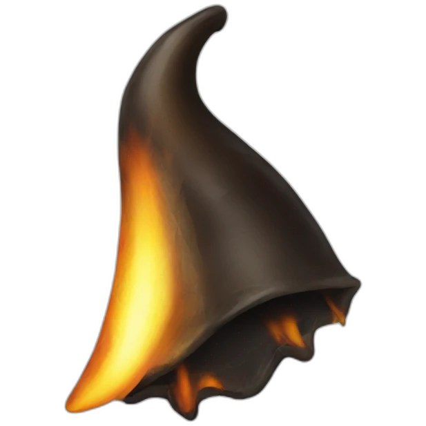 Burnt-horn emoji
