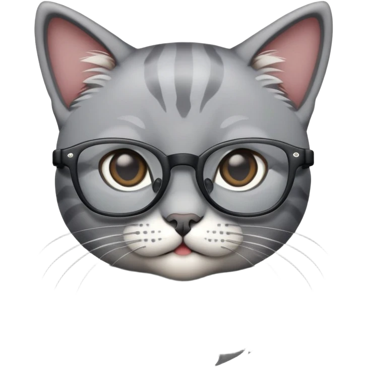 котик в очках emoji