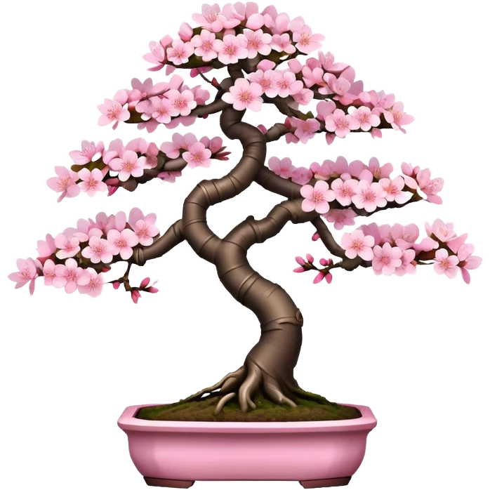 Sakura cherry blossom Bonsai tree  emoji
