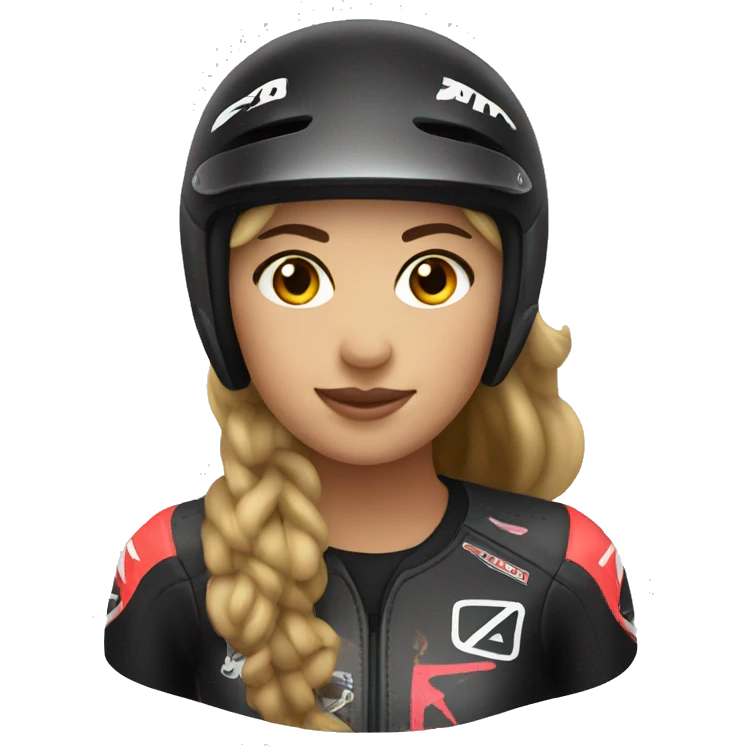 motocross women emoji