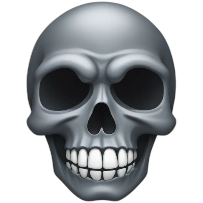 shook skull emoji