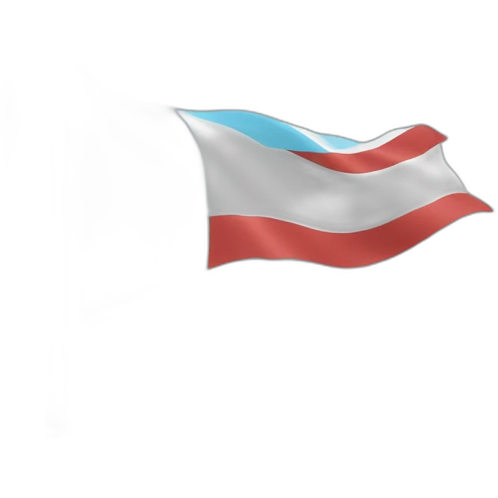 The flag of the country with light blue instead of reds  emoji