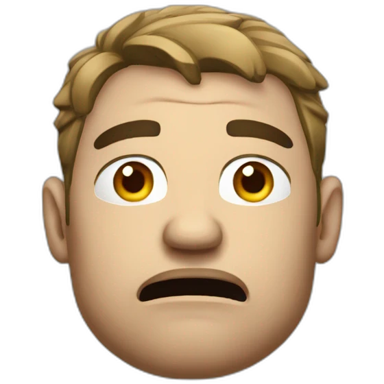Rugbyman triste emoji