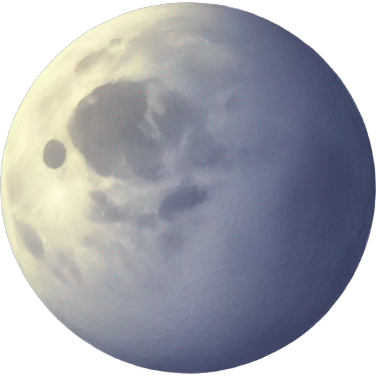 Moon with stars  emoji