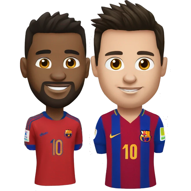 Messi et ronaldo emoji