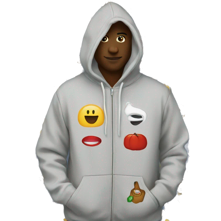 Supreme hoodie emoji