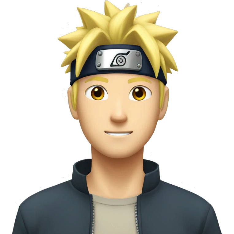 Naruto blond hair emoji