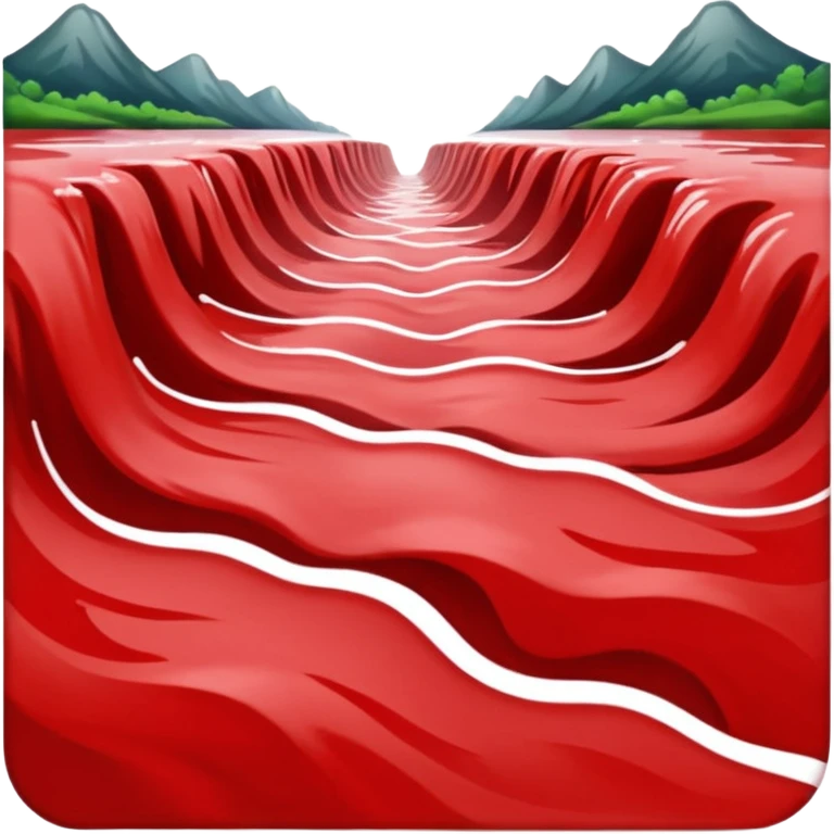 Red river (water is red) emoji