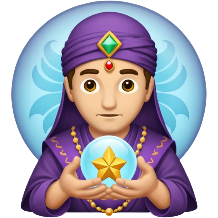 fortune teller male emoji