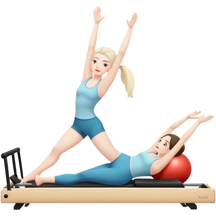  Girl playing pilates emoji