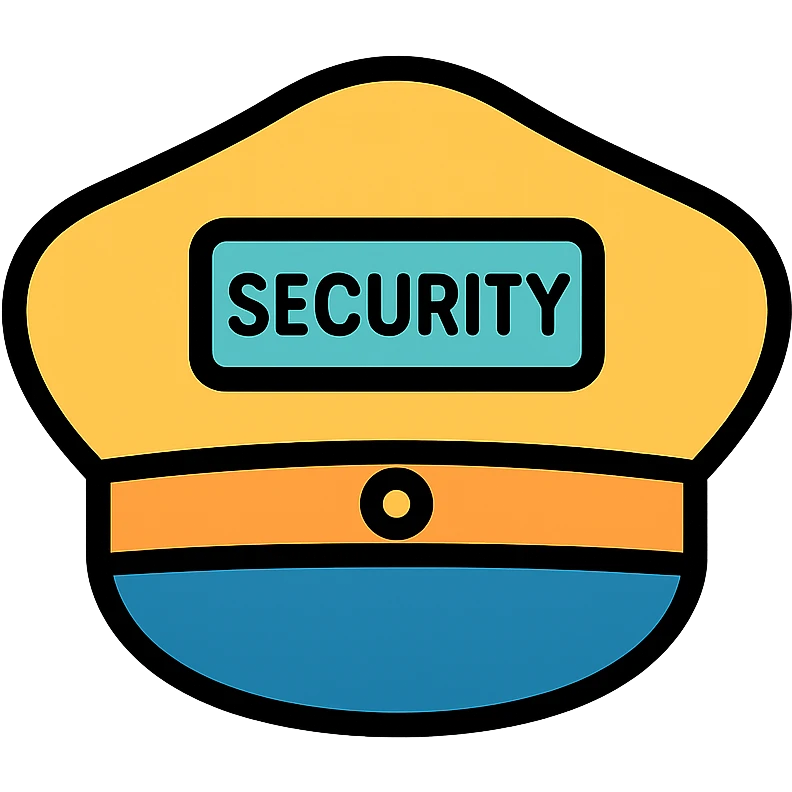 security hat emoji