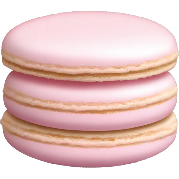 Pale pink macaron emoji