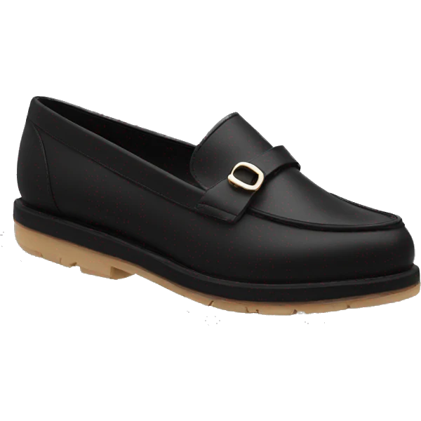 Loafers black emoji