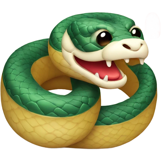 happy Chinese new year snake, cute emoji