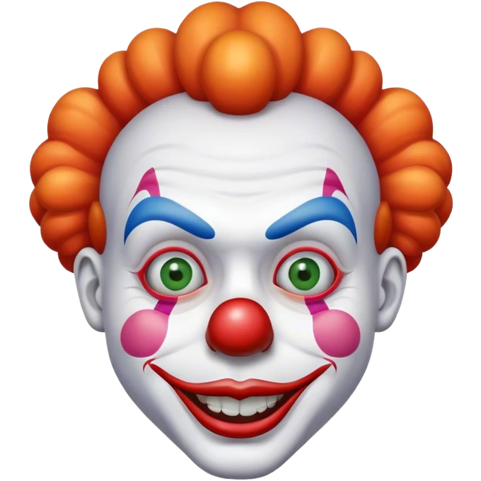 The clown is funny emoji