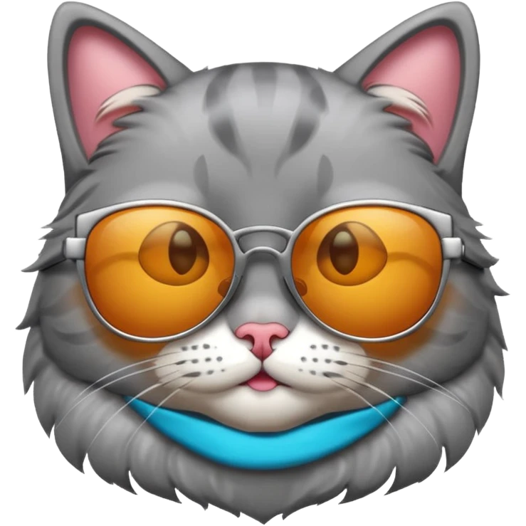Cat wearing sunglasses emoji