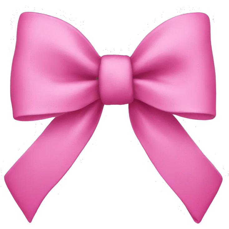 Pink bow emoji