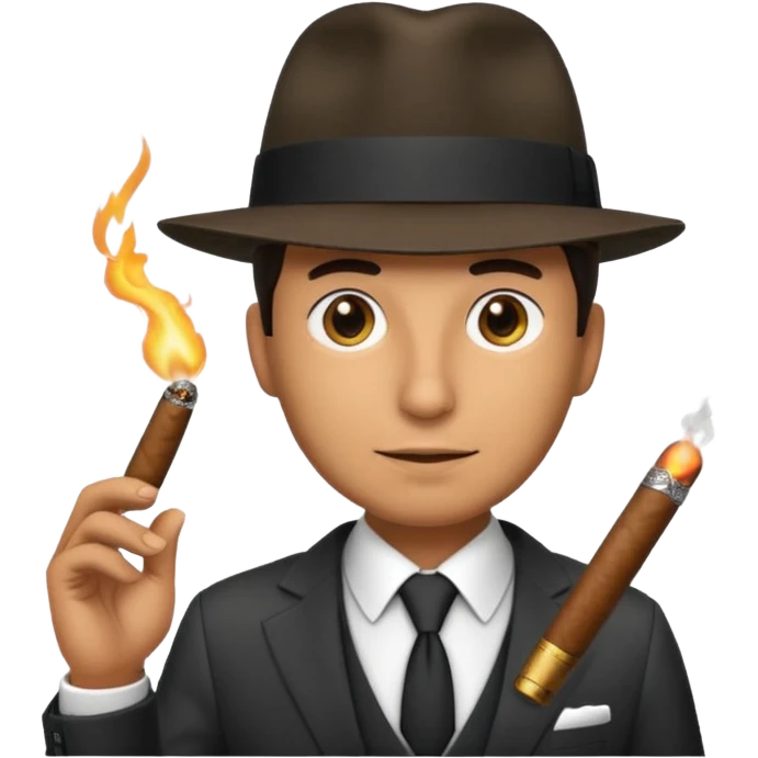 Mafia man emoji