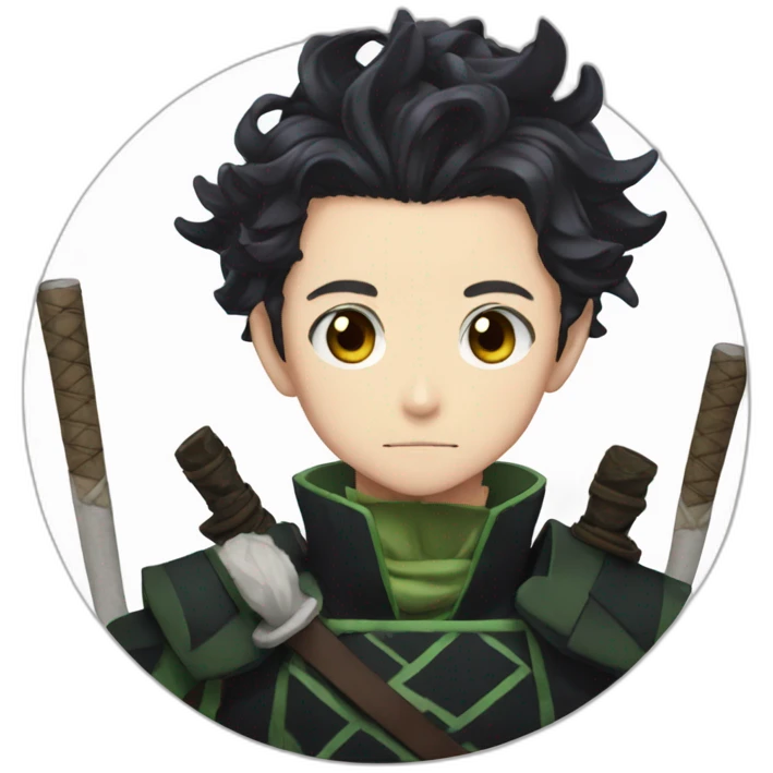 Tanjiro from Demon Slayer emoji