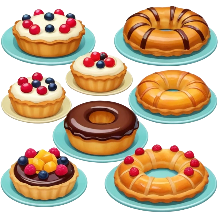 Pastry plate emoji