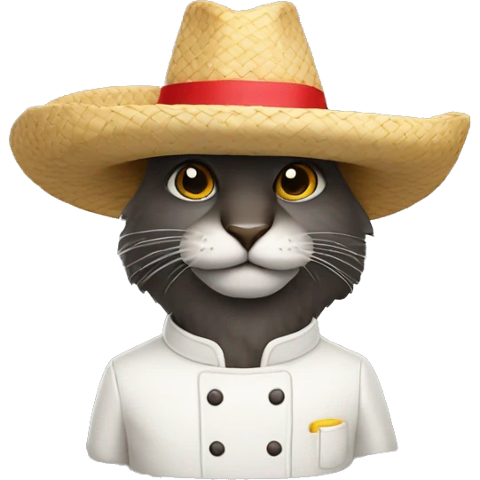Rata con sombrero de chef emoji