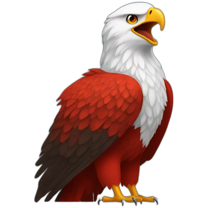 red eagle emoji