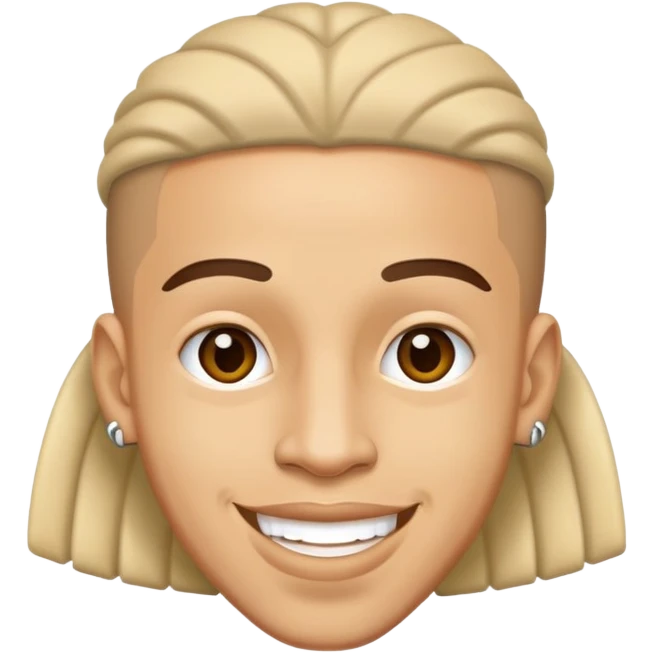 Happy Reggaeton Music Singer emoji