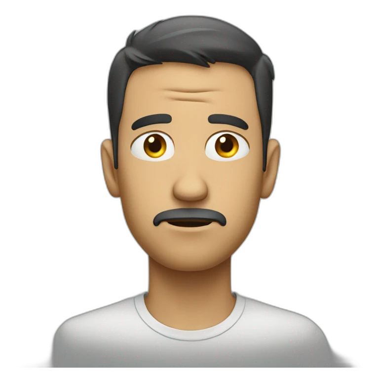 homme triste emoji