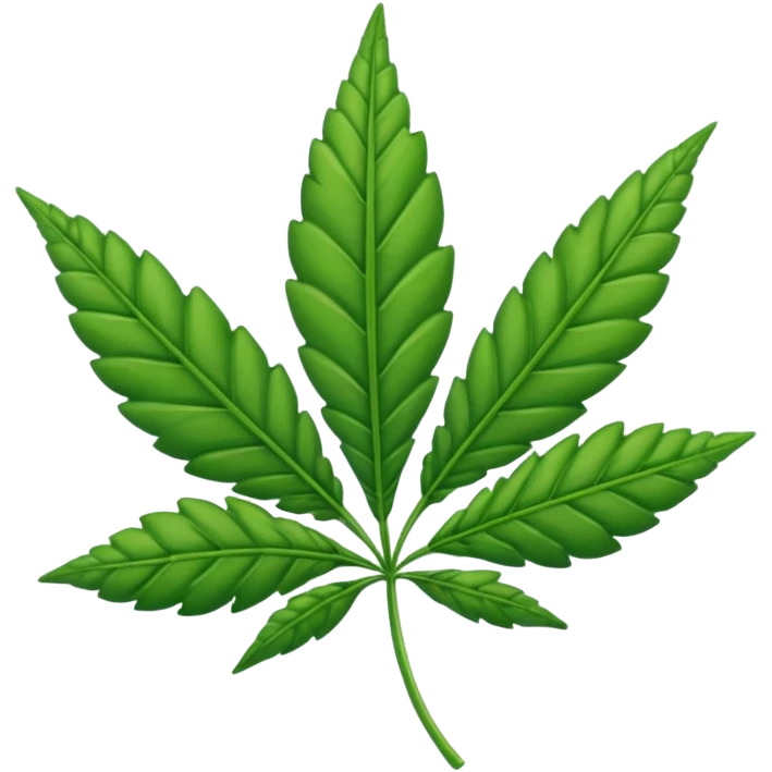 Weed leaf emoji