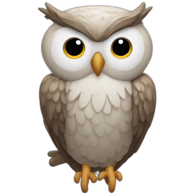 Dead-owl emoji