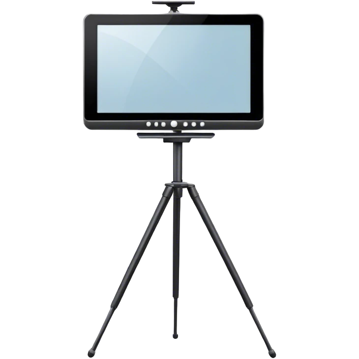tv monitor tripod emoji
