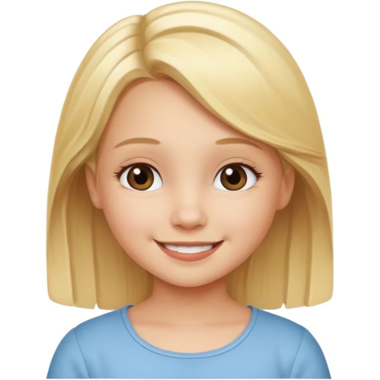 beautiful little girl emoji