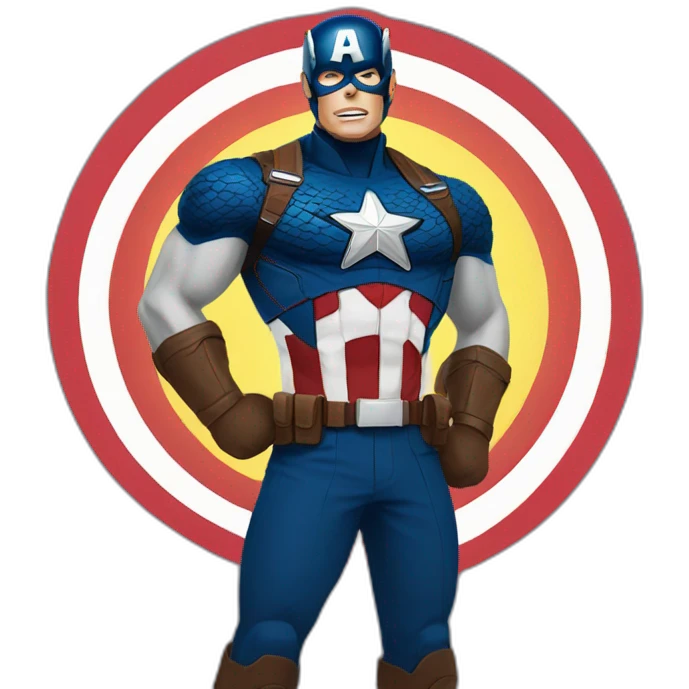 capitan america fullbody emoji