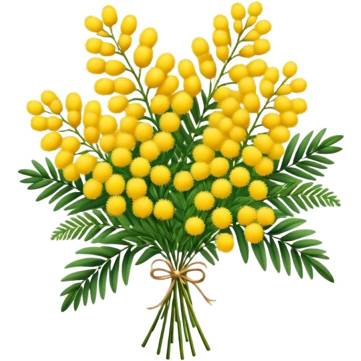 Mazzo di mimose emoji