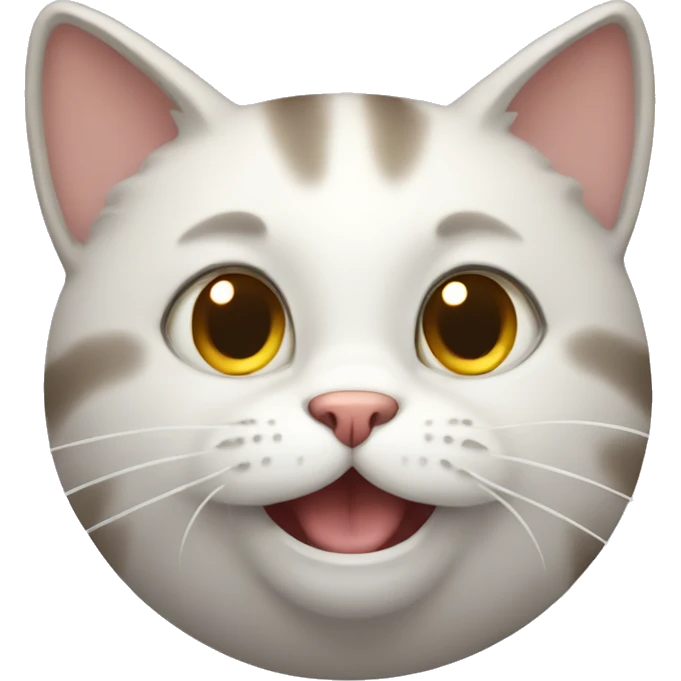 Cat happy emoji