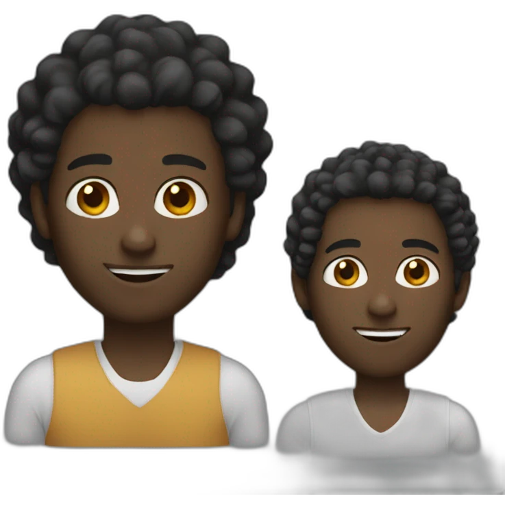 black man getting emoji