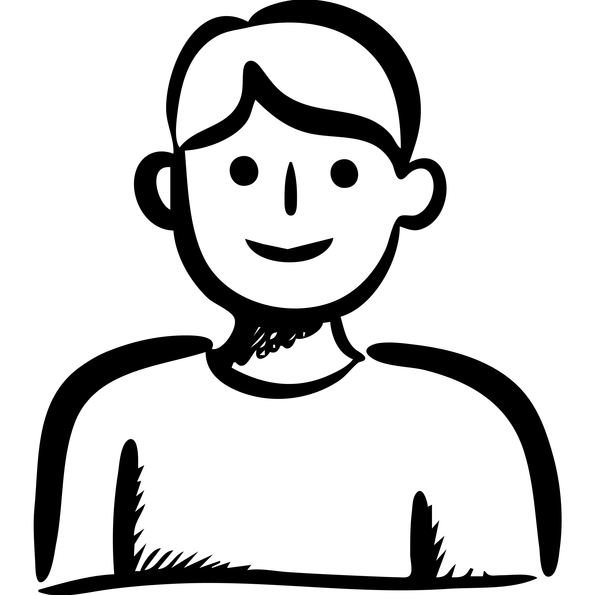 Hand sketched Coursera learning platform icon with student emoji
